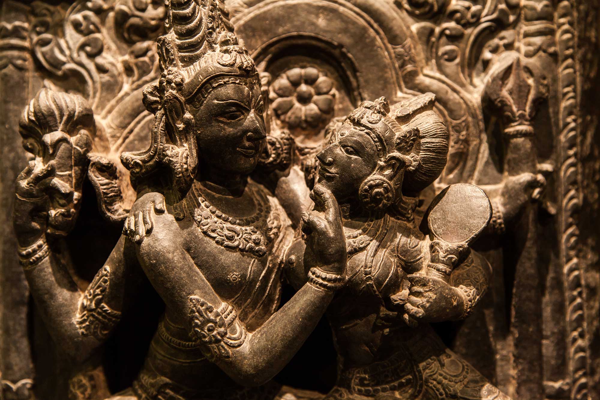 Trainings - Tantrische Figur aus Stein.